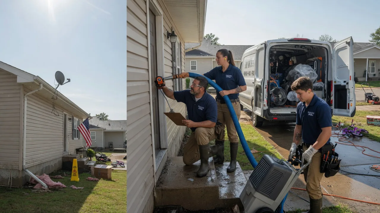 Ceiling Water Damage Restoration in Kent City, MI near me